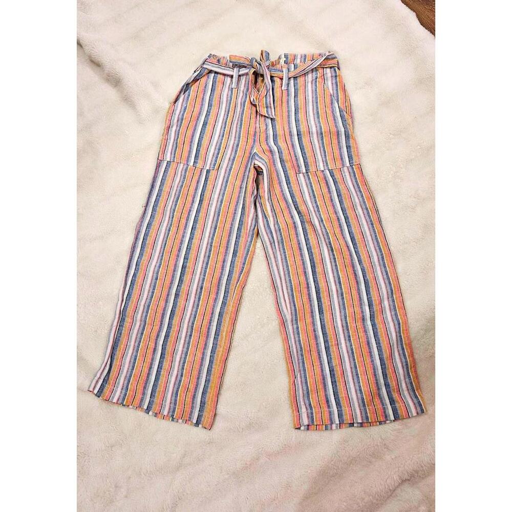 Seven 7 Wide Leg Pant with Tie Belt and Pockets Size 4